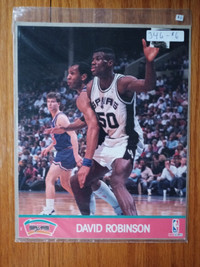 1990 Hoops Action Photo 8x10  David Robinson sealed in original