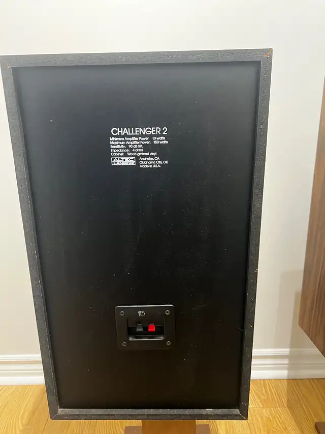 Altec Lansing Challenger 2 bookshelf speakers Hifi vintage in Speakers in Markham / York Region - Image 3