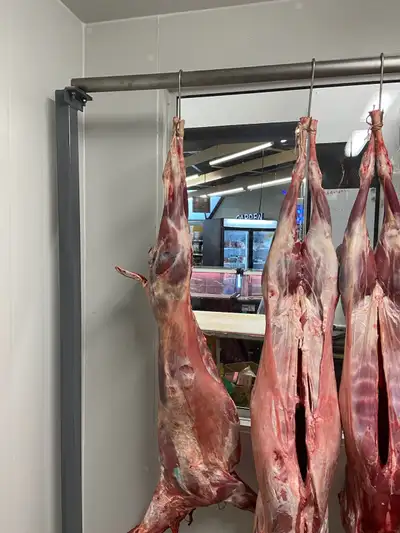 Butcher shop hooks, shopping cart stations welding, bracket weld, View more