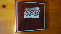 hockey card binder + 30 cards sheets