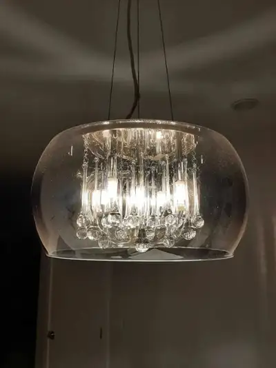 LED modern round crystal chandeliers, View more