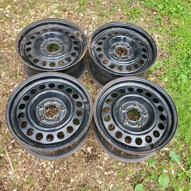 Aluminun & steel rims, center bore, machinist, 225-55-R18 98H in Tires & Rims in Bridgewater - Image 2