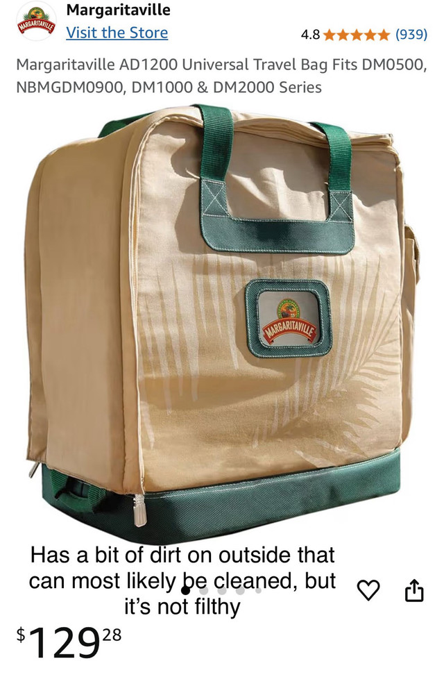 Margaritaville maker and Travel case in Kitchen & Dining Wares in Kingston - Image 2