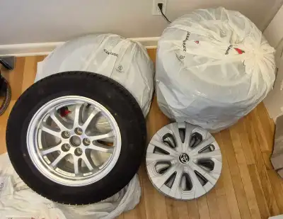 All seasons, formerly on a 22 Prius, Used only 6 months, practically new - 10 32nds/8mm left. Comes...