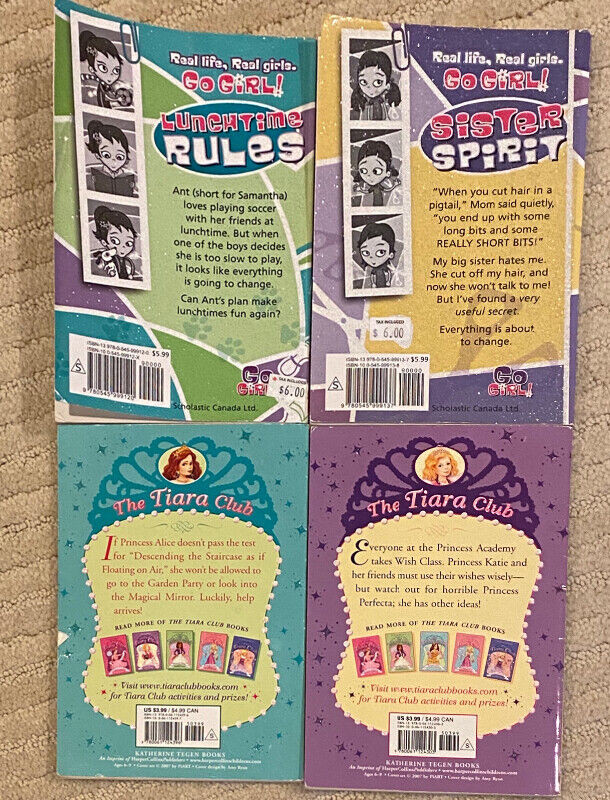 Set of 4 Books (The Tiara Club & Go Girls Series) in Children & Young Adult in Edmonton - Image 2