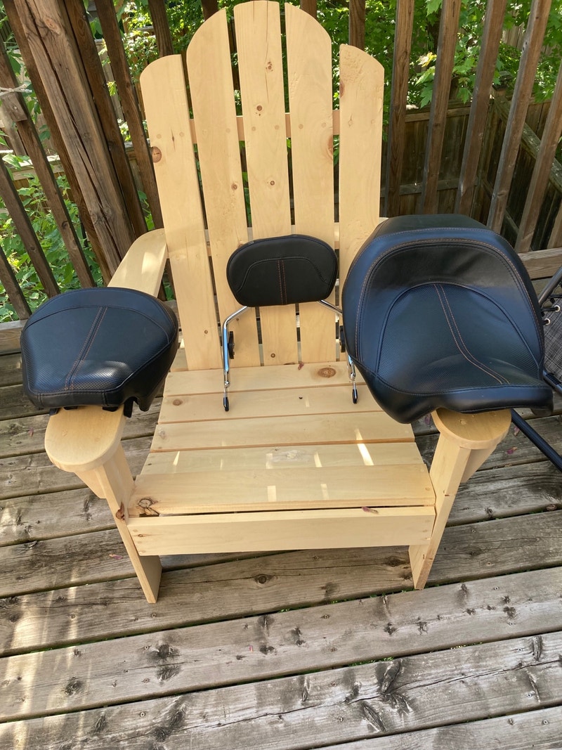 Harley solo seat with pillion and back rest Street, Cruisers