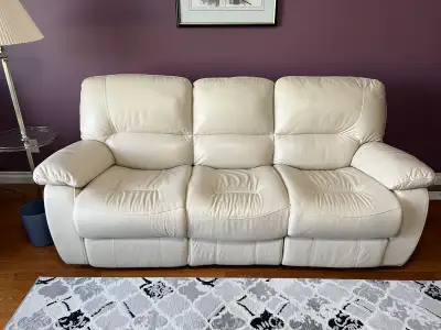 Leather Couch and Chair, View more