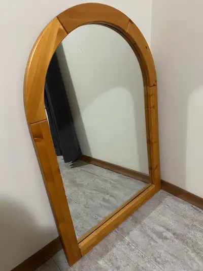 Wooden big mirror, View more