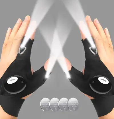 LED flashing light gloves , View more
