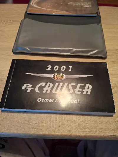 PT cruiser owners manual - like new Year - 2001 Please message me and I'll get back to you a s a p P...