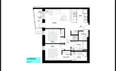 Sublet available premiere unit475 St Anne., View more