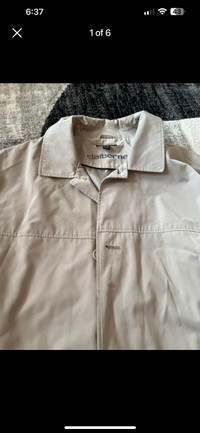 Women beige Claiborne light jacket size xl