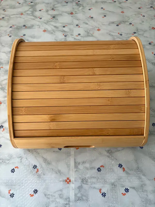 Bamboo Bread Box with Drawer64141839944067120