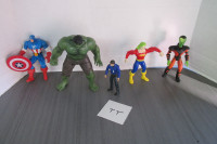 *TT* MARVEL HULK CAPTAIN AMERICA DOC SAMSON LEADER FIGURINES LOT