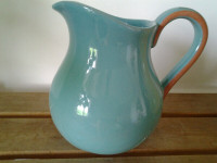 Decorative ceramic pitcher