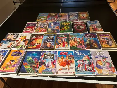 22 Various Disney VHS Movies and other movies for $75 If you want one movie $10 Toy Story 2 $20 Plea...