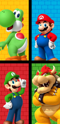 Super Mario Star Players Towel