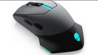 NEW Alienware 610M Wired/Wireless Gaming Mouse - Dark