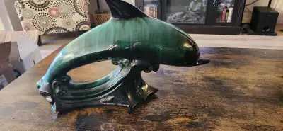 Blue Mountain Pottery: Large  Dolphin, View more