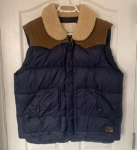 Polo Ralph Lauren Denim & Supply Down puffer leather vest jacket