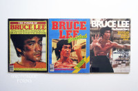 The Power of Bruce Lee - Lot de 3 livres Kung Fu Monthly (1979)