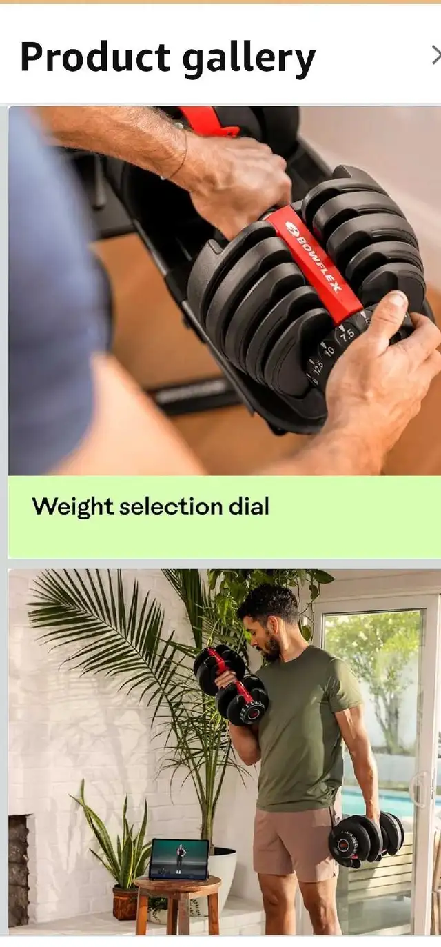 Bowflex adjustable dumbbells65561358199427122