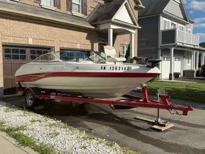 Great Condition, well maintained and good running 18.5ft boat ready for the water. I have owned the...