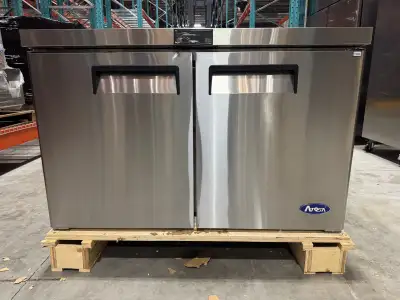 Atosa MGF8406GR Double Door 48" Undercounter Freezer Work Table, View more