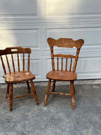 “Vintage Wooden Chairs” $10-$15 each. Located near Berwick, NS. 