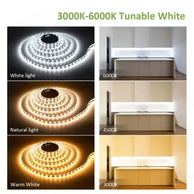 50 Feet White LED    Strip Lights LED (3 in   1) 3000 - 6000K, View more