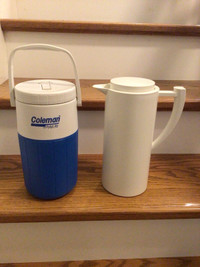 Coleman Thermo and Melita Glass Thermo and Filter set $10 each
