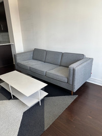 Grey Fabric Sofa