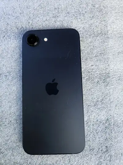 iPhone 16E 128gb ESIM 100% Black 3 Months Warranty W/Charger, View more