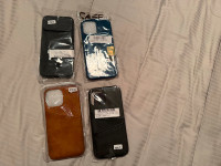 Set of 4 cases compatible with iPhone 13 & 12 Pro Max