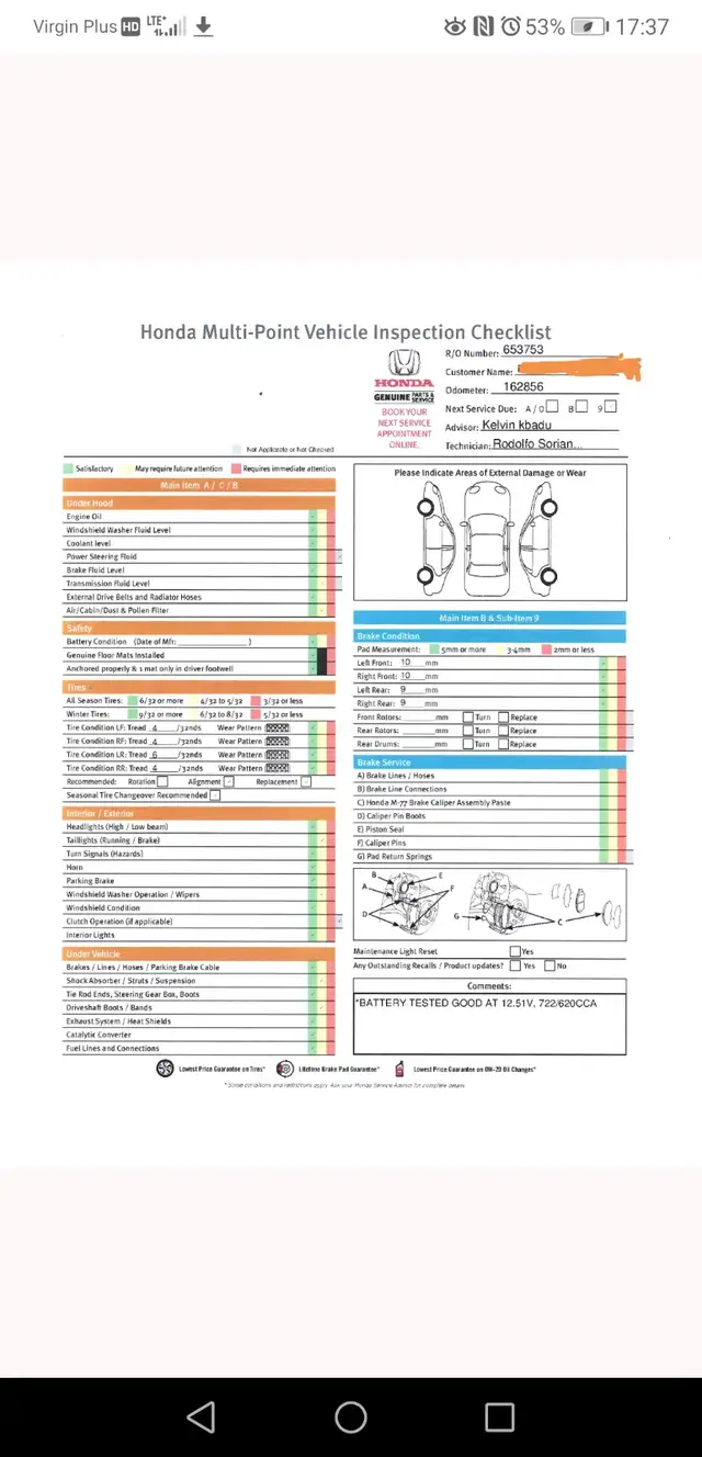 Honda Pilot 2019 EX AWD in Cars & Trucks in Edmonton - Image 12