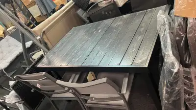 5pc patio dining set aluminum frame , View more