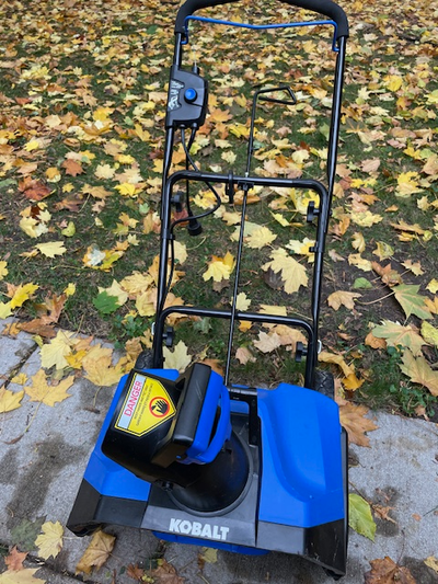 Kobalt 18 inch electric snow blower, View more