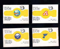 CARTE DE HOCKEY OPC 1973-74 PUSH OUT RING SET COMPLET  VG++ RARE