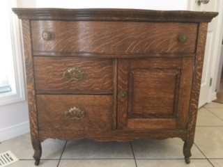 Antique Washstand -- Quarter Sawn Oak in Other in Peterborough