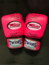 Pink Dragon Twins Special Boxing Gloves 