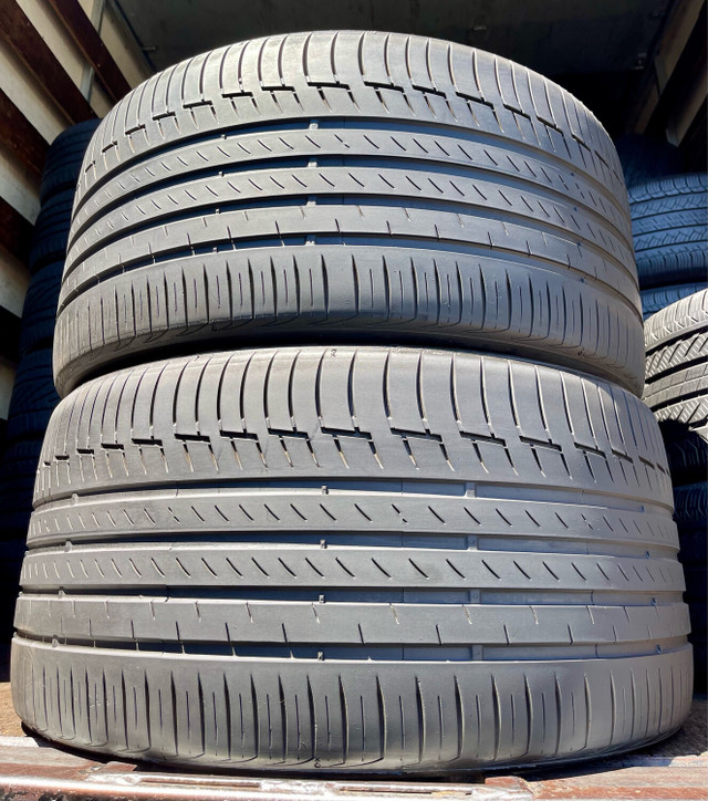 set of 4 x 315/35/21 CONTINENTAL primumcontact run flat tires ab in Tires & Rims in Markham / York Region - Image 2