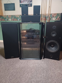 Kenwood stereo system and additional speakers