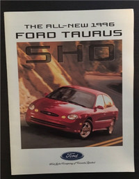 1996 Ford Taurus SHO brochure spec sheet