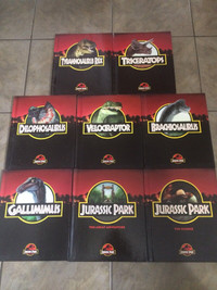 Jurassic Park 1993 Dinosaur Hardcover Book Set