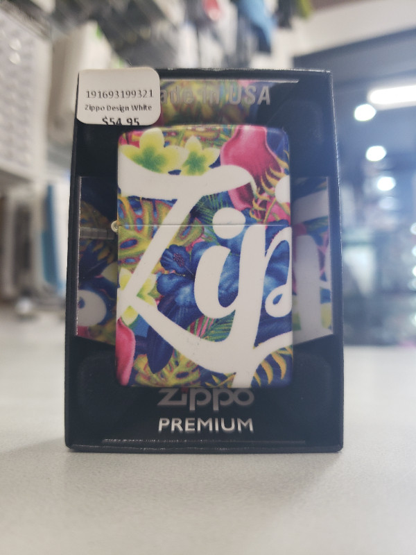 Zippo Design White Matte FLORAL in Arts & Collectibles in Summerside
