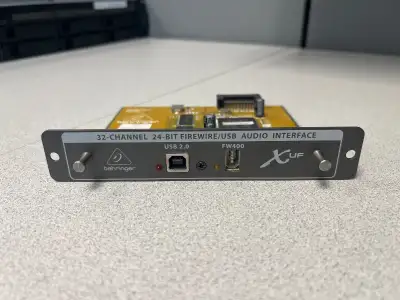 Behringer 32-channel 24 bit firewire/usb audio interface