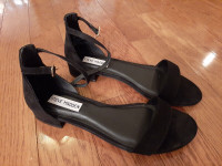 Black velvet dress shoes