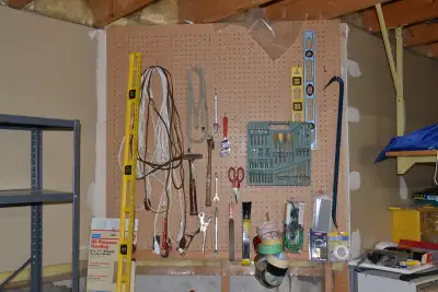 Peg Board for storing Tools, View more