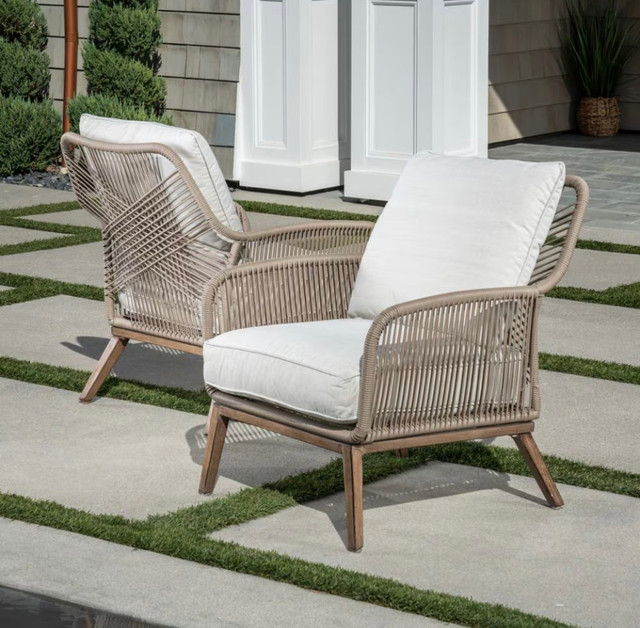 Hampton Bay Luxley 5-Piece All-Weather Wicker String Patio Chat  in Patio & Garden Furniture in Mississauga / Peel Region - Image 4