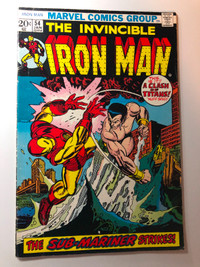 First app Moon Dragon in Iron Man #54 comic approx. 6.0 $85 OBO